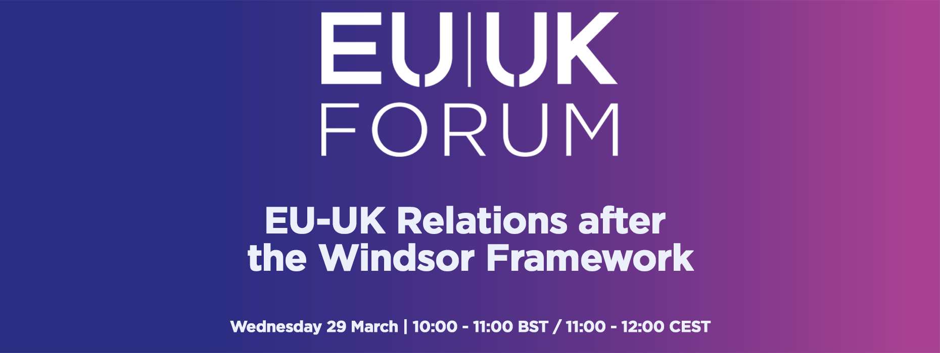 EU-UK Relations after the Windsor Framework 